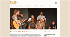 Desktop Screenshot of elgin-theatre.org