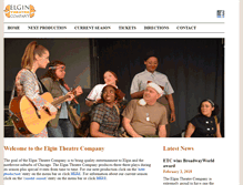 Tablet Screenshot of elgin-theatre.org